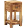 vidaXL Table de chevet avec 1 tiroir Bois massif de manguier