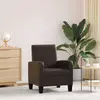 vidaXL Fauteuil Marron Similicuir