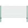 vidaXL Clôture en grillage métallique avec poteaux Acier 25x0,75m Vert