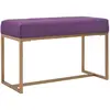 vidaXL Banc 80 cm Violet Velours 247557