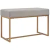 vidaXL Banc 80 cm Gris Velours