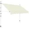 vidaXL Auvent manuel rétractable 250 cm Crème