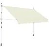 vidaXL Auvent manuel rétractable 300 cm Crème