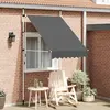 vidaXL Auvent manuel rétractable 150 cm Anthracite