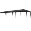 vidaXL Tente de réception 3x9 m PE Anthracite
