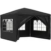vidaXL Tente de réception 3 x 3 m Anthracite