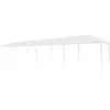 vidaXL Tente de réception 3x12 m PE Blanc