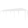 vidaXL Tente de réception 3x9 m PE Blanc