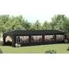 vidaXL Tente de réception 3 x 12 m Anthracite