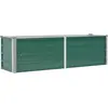 vidaXL Lit surélevé de jardin Acier galvanisé 160x40x45 cm Vert