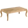 vidaXL Table basse 110x60x40 cm Bois de manguier massif