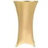 vidaXL Nappes de table extensibles 2 pcs 80 cm Doré
