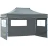 vidaXL Tente pliable avec 3 parois 3 x 4,5 m Anthracite