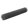 vidaXL Grillage Acier avec revêtement en PVC 10x1 m Gris