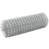 vidaXL Grillage pour volière Acier galvanisé 10x0,5 m Argenté