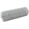 vidaXL Grillage pour volière Acier galvanisé 25x0,5 m Argenté