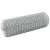 vidaXL Grillage pour volière Acier galvanisé 10x0,5 m Argenté