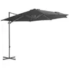 Vidaxl - Parasol de jardin en porte-à-faux avec mât en acier anthracite