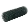 vidaXL Grillage Acier avec revêtement en PVC 10x0,5 m Vert