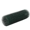 vidaXL Grillage Acier avec revêtement en PVC 10x0,5 m Vert