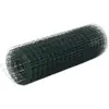 vidaXL Grillage Acier avec revêtement en PVC 10x0,5 m Vert