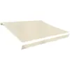 vidaXL Toile d'auvent Crème 350x250 cm