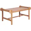 vidaXL Table basse 100x50x45 cm Teck solide
