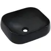 vidaXL Lavabo 44,5 x 39,5 x 14,5 cm Céramique Noir
