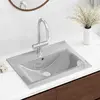 vidaXL Lavabo avec trop-plein 60x46x16 cm Céramique Argenté