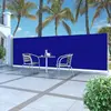 vidaXL Auvent latéral rétractable 160 x 500 cm Bleu
