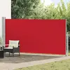 vidaXL Auvent latéral rétractable 160 x 500 cm Rouge
