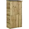vidaXL Abri à outils pour jardin Pin 85x48x177 cm