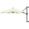 vidaXL Parasol mural avec mât métallique 300 cm Sable