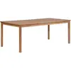 vidaXL Table de jardin 200x100x77 cm Bois de teck solide