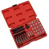 vidaXL Kit de réparation filetage bougie préchauffage 33pcs M8 M10 M12