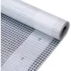 vidaXL Bâche Leno 260 g/m² 4 x 2 m Blanc