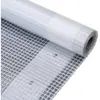 vidaXL Bâche Leno 260 g/m² 4 x 3 m Blanc