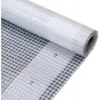 vidaXL Bâche Leno 260 g/m² 4 x 4 m Blanc