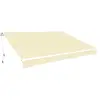 vidaXL Auvent pliable manuel 400 cm Crème