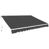 vidaXL Auvent pliable manuel 350 cm Anthracite