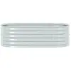 vidaXL Lit surélevé de jardin 160x80x44 cm Acier galvanisé Argenté