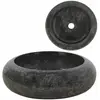 vidaXL Lavabo 40 x 12 cm Marbre Noir