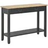 vidaXL Table console Noir 110x35x80 cm Bois
