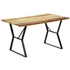 vidaXL Table de salle à manger 140x80x76cm Bois de récupération massif