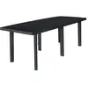 vidaXL Table de jardin Anthracite 216x90x72 cm Plastique