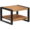 vidaXL Table basse 60 x 60 x 40 cm Bois d'acacia massif