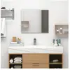 vidaXL Miroir mural 60x50 cm Verre