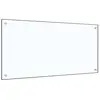 vidaXL Dosseret de cuisine Transparent 100x50 cm Verre trempé