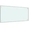 vidaXL Dosseret de cuisine Blanc 100x50 cm Verre trempé