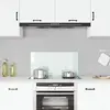 vidaXL Dosseret de cuisine Blanc 80x40 cm Verre trempé
